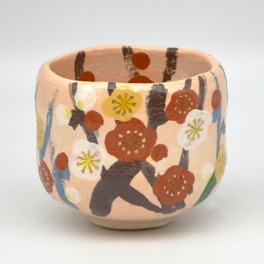 茶道具 筒茶碗（つつちゃわん） 筒茶碗 槍梅 吉村 楽入 抹茶茶碗は茶の湯文化である表千家・裏千家の茶道具や抹茶を専門に扱う千紀園（せんきえん）が通販で販売しています。茶会また初心者向けのお稽古用にご利用いただける抹茶碗です。贈り物・ギフトにも人気です。