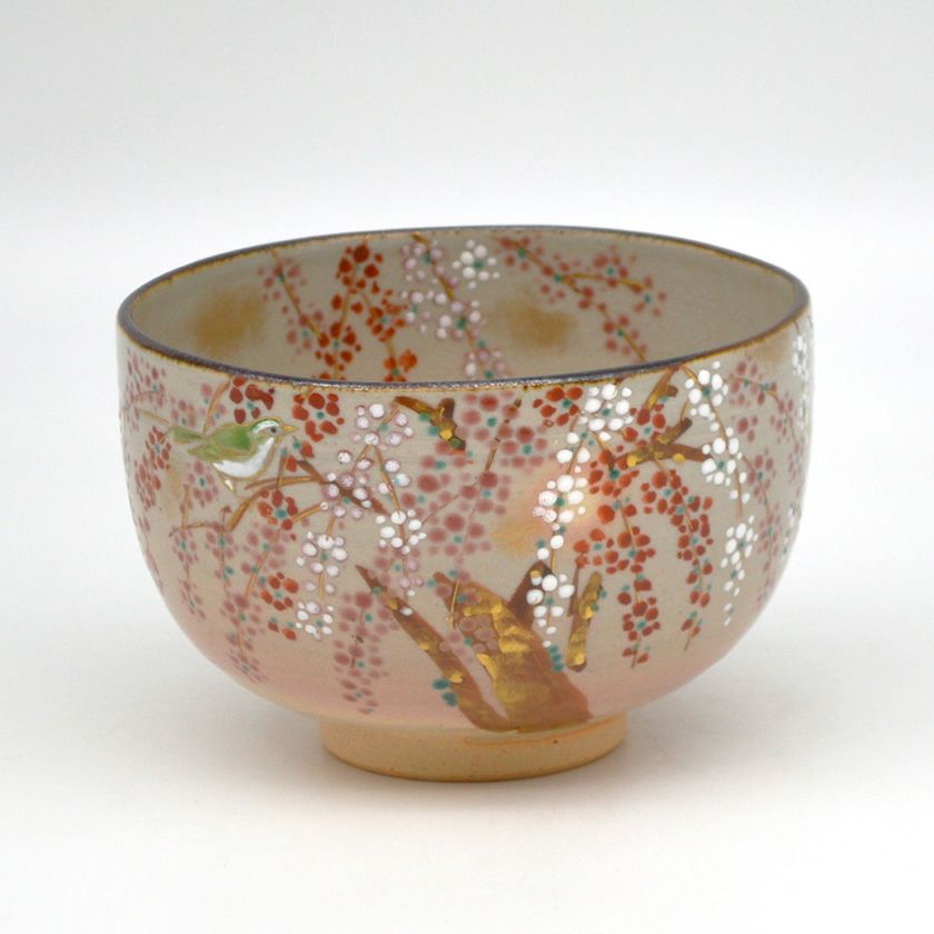 茶道具 抹茶茶碗（まっちゃちゃわん） 茶碗 乾山 しだれ梅 壱休窯 抹茶茶碗は茶の湯文化である表千家・裏千家の茶道具や抹茶を専門に扱う千紀園（せんきえん）が通販で販売しています。茶会また初心者向けのお稽古用にご利用いただける抹茶碗です。贈り物・ギフトにも人気です。