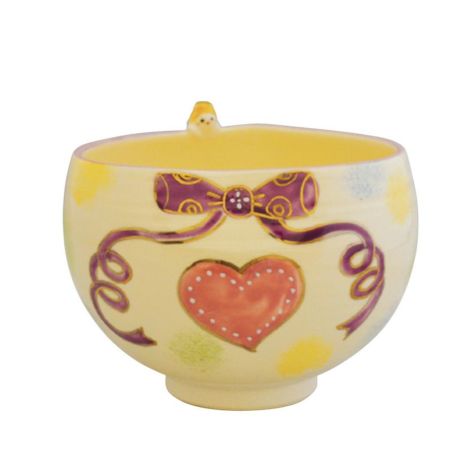 茶道具 抹茶茶碗（まっちゃちゃわん） 茶碗 色絵 兎の正月 干支 加藤