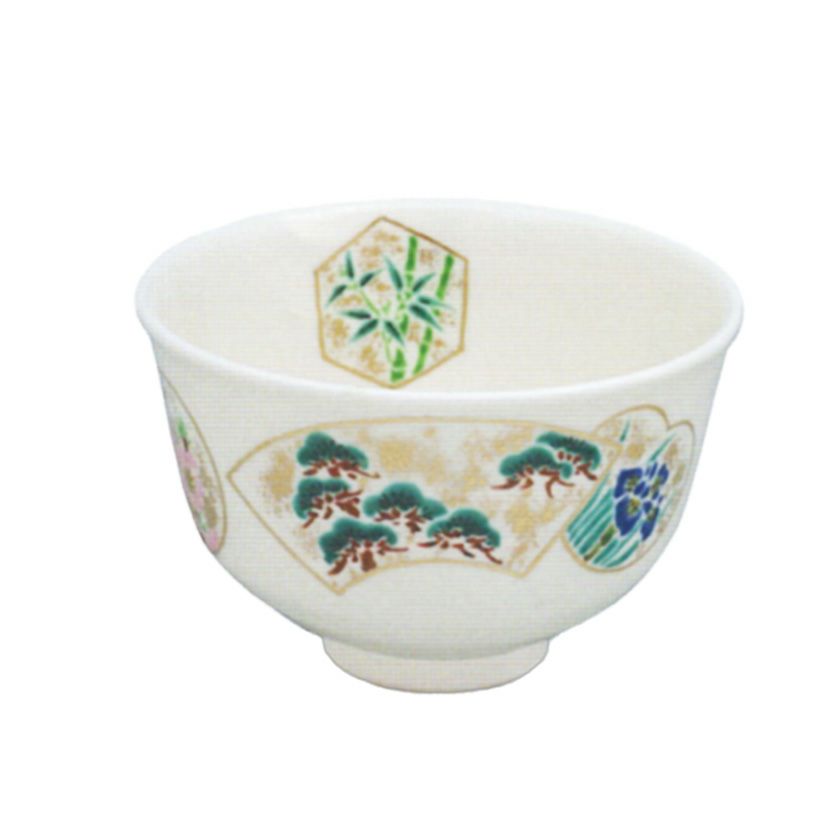 茶道具 抹茶茶碗（まっちゃちゃわん） 色絵 五節句 茶碗 田中 方円 抹茶茶碗は茶の湯文化である表千家・裏千家の茶道具や抹茶を専門に扱う千紀園（せんきえん）が通販で販売しています。茶会また初心者向けのお稽古用にご利用いただける抹茶碗です。贈り物・ギフトにも人気です。