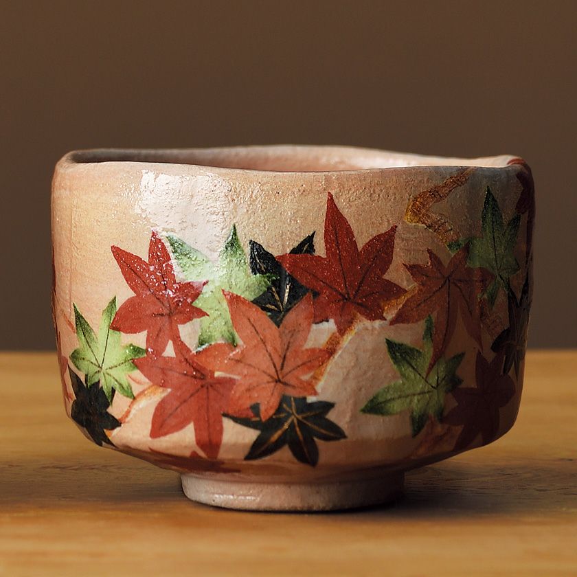 京焼 雲錦模様 WPC 手鉢 お菓子器 茶道具
