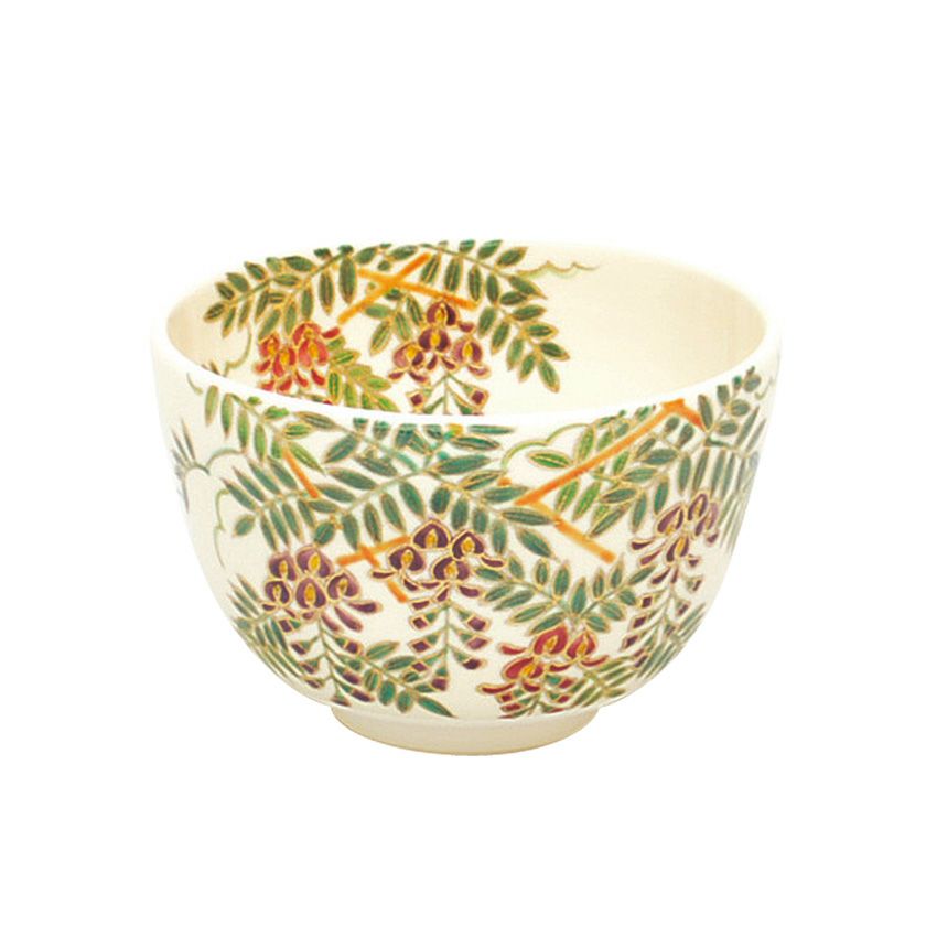 茶道具 抹茶茶碗（まっちゃちゃわん） 茶碗 色絵 藤棚 加藤 悠楽