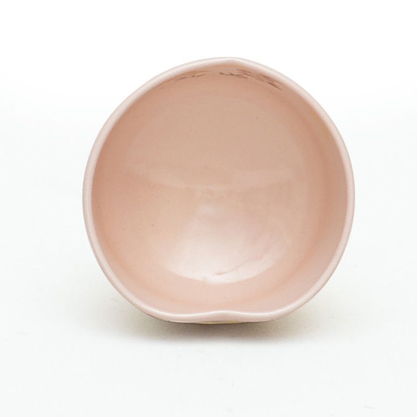 茶道具 抹茶茶碗（まっちゃちゃわん） 茶碗 桃型 桃の花 八木 海峰  お雛様 桃の節句 上巳の節句 抹茶茶碗は茶の湯文化である表千家・裏千家の茶道具や抹茶を専門に扱う千紀園（せんきえん）が通販で販売しています。茶会また初心者向けのお稽古用にご利用いただける抹茶碗です。贈り物・ギフトにも人気です。
