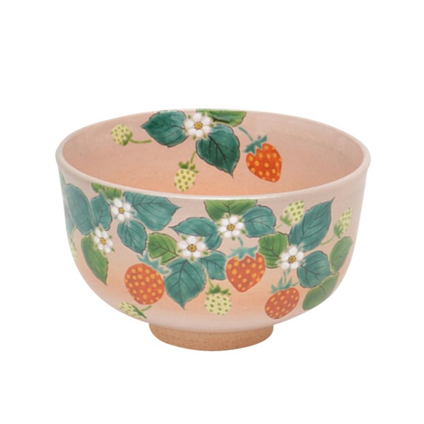 茶道具 抹茶茶碗（まっちゃちゃわん） 茶碗 桃地 いちご 小倉 寅介 抹茶茶碗は茶の湯文化である表千家・裏千家の茶道具や抹茶を専門に扱う千紀園（せんきえん）が通販で販売しています。茶会また初心者向けのお稽古用にご利用いただける抹茶碗です。贈り物・ギフトにも人気です。