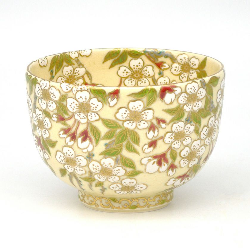 茶道具 抹茶茶碗（まっちゃちゃわん） 茶碗 仁清 桜花 清閑寺窯 抹茶茶碗は茶の湯文化である表千家・裏千家の茶道具や抹茶を専門に扱う千紀園（せんきえん）が通販で販売しています。茶会また初心者向けのお稽古用にご利用いただける抹茶碗です。贈り物・ギフトにも人気です。