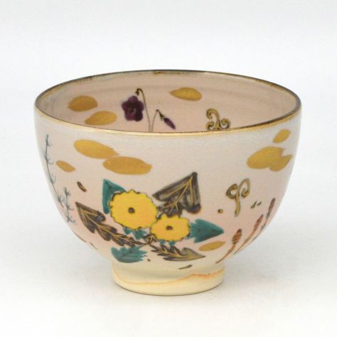 茶道具 抹茶茶碗（まっちゃちゃわん） 茶碗 乾山 春草 山川 敦司