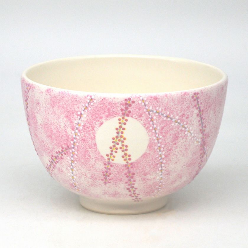 茶道具 抹茶茶碗（まっちゃちゃわん） 茶碗 白釉 桃桜 山岡 善高 抹茶茶碗は茶の湯文化である表千家・裏千家の茶道具や抹茶を専門に扱う千紀園（せんきえん）が通販で販売しています。茶会また初心者向けのお稽古用にご利用いただける抹茶碗です。贈り物・ギフトにも人気です。