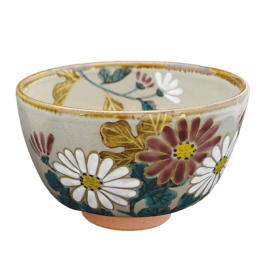 茶道具 抹茶茶碗（まっちゃちゃわん） 乾山写茶碗 菊 鈴木 一点 抹茶茶碗は茶の湯文化である表千家・裏千家の茶道具や抹茶を専門に扱う千紀園（せんきえん）が通販で販売しています。茶会また初心者向けのお稽古用にご利用いただける抹茶碗です。贈り物・ギフトにも人気です。