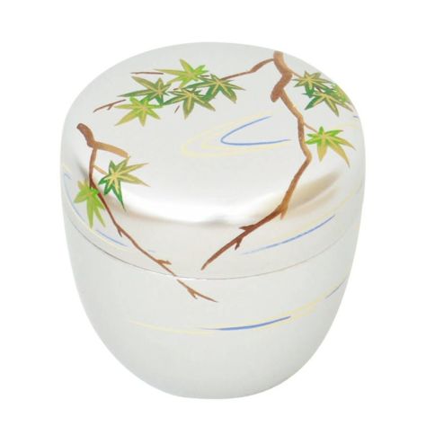 茶道具 薄茶器（うすちゃき） 若松蒔絵大棗 即中斎宗匠好写 中村
