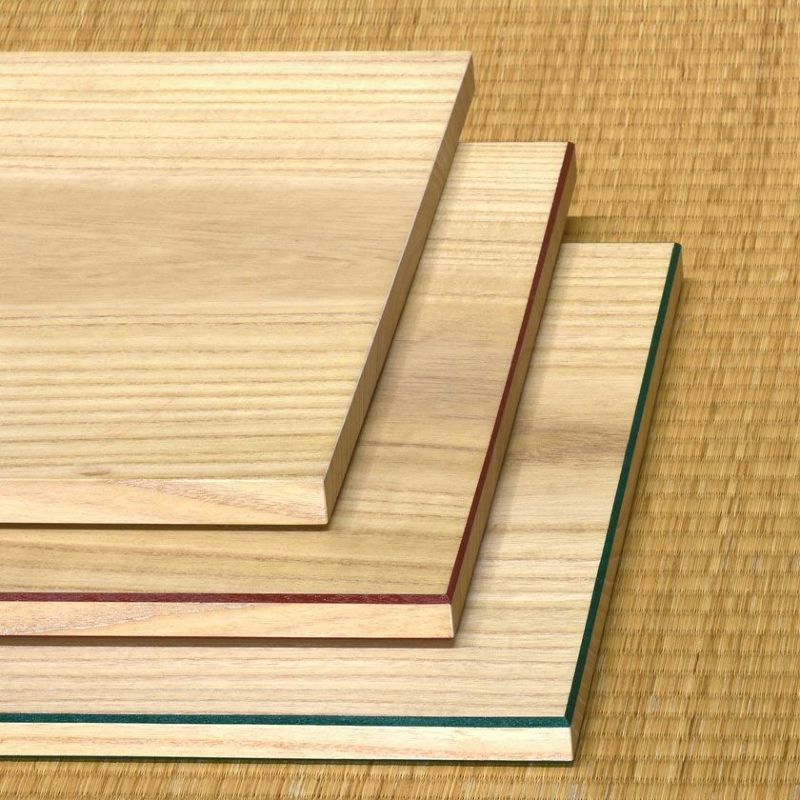 茶道具 桐木地一枚板 長板 （透明ウレタン塗装加工済） 利休好写