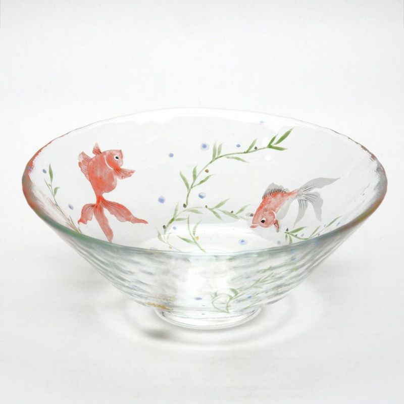 茶道具 平茶碗（ひらちゃわん） 平茶碗 義山 金魚（超耐熱） 山岡 善高