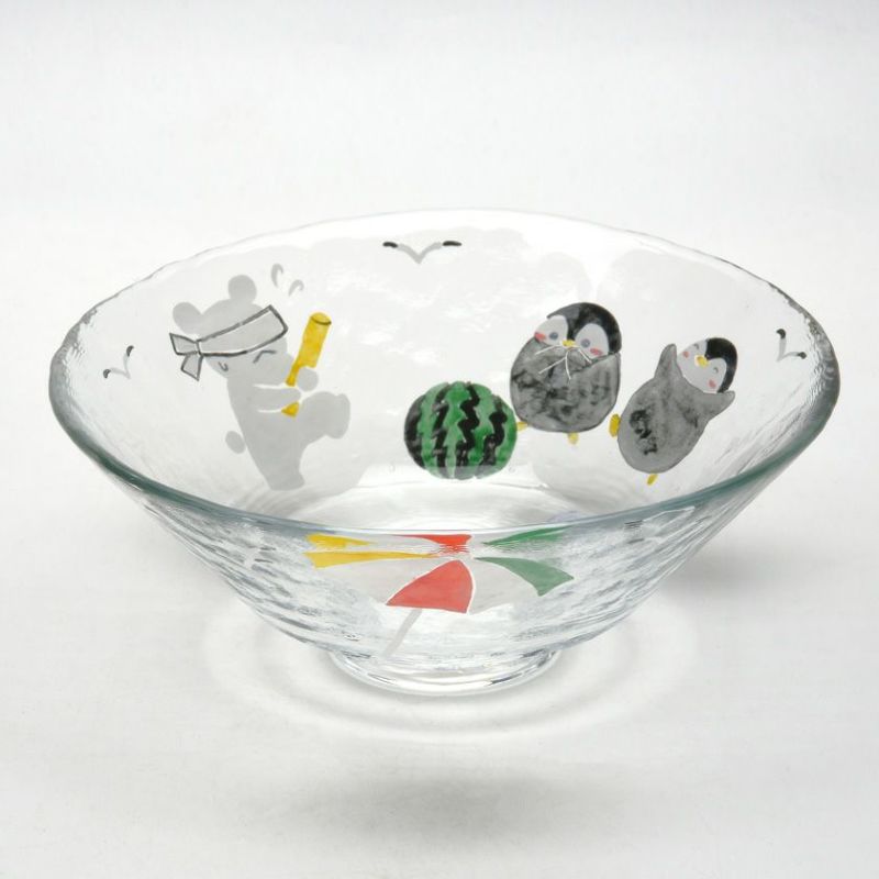 茶道具・茶器 抹茶茶碗、平茶碗 ガラス 義山(ギヤマン)、星空絵