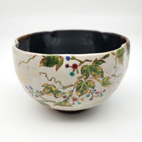 茶道具 抹茶茶碗（まっちゃちゃわん） 茶碗 白釉 菖蒲 端午の