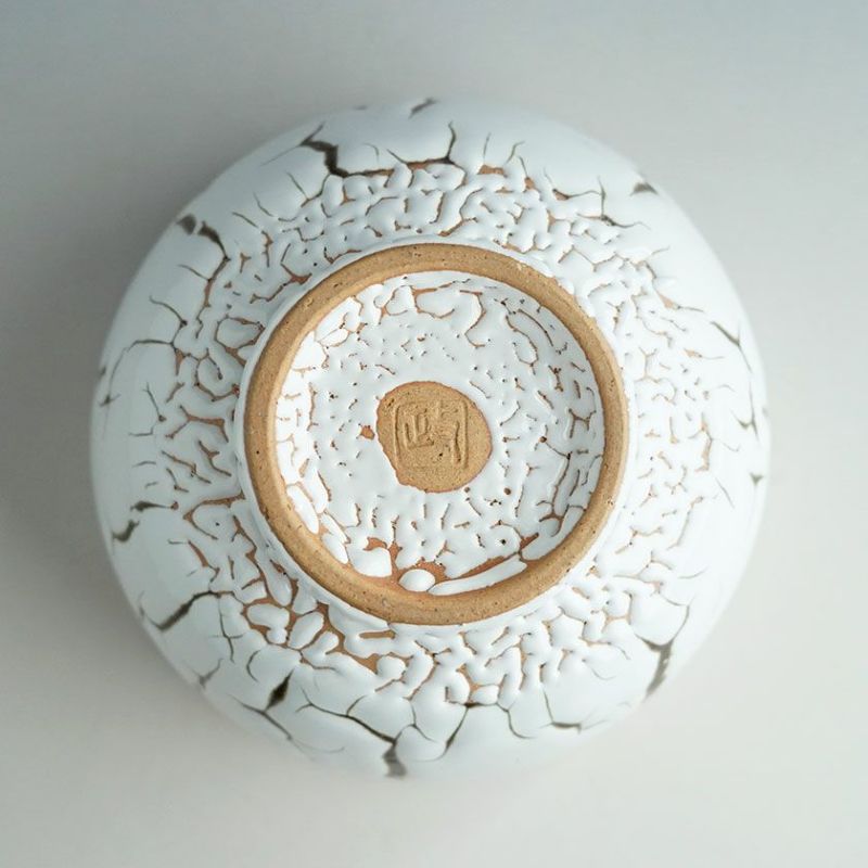 茶道具 抹茶茶碗（まっちゃちゃわん） 龍爪梅花皮 抹茶碗 一（いち