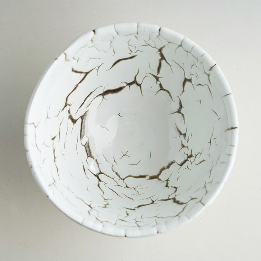 茶道具 抹茶茶碗（まっちゃちゃわん） 龍爪梅花皮 抹茶碗 盛（せい） 日ノ出窯 岩崎政雄 抹茶茶碗は茶の湯文化である表千家・裏千家の茶道具や抹茶を専門に扱う千紀園（せんきえん）が通販で販売しています。茶会また初心者向けのお稽古用にご利用いただける抹茶碗です。贈り物・ギフトにも人気です。