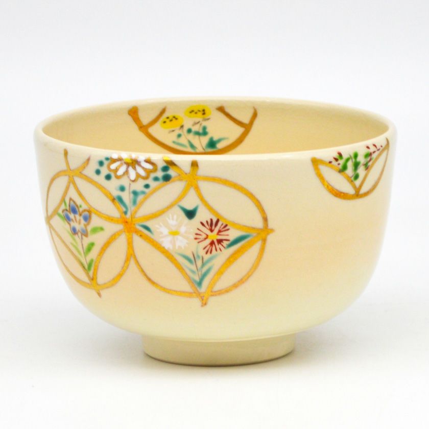 茶道具 小茶碗（こちゃわん） 利休茶碗 四季七宝 与平