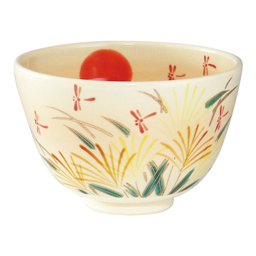 茶道具 抹茶茶碗（まっちゃちゃわん） 茶碗 色絵 赤とんぼ 加藤 起楽 抹茶茶碗は茶の湯文化である表千家・裏千家の茶道具や抹茶を専門に扱う千紀園（せんきえん）が通販で販売しています。茶会また初心者向けのお稽古用にご利用いただける抹茶碗です。贈り物・ギフトにも人気です。