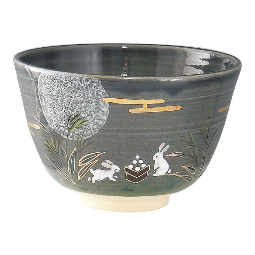 茶道具 抹茶茶碗（まっちゃちゃわん） 茶碗 紺釉 お月見 東山 深山 抹茶茶碗は茶の湯文化である表千家・裏千家の茶道具や抹茶を専門に扱う千紀園（せんきえん）が通販で販売しています。茶会また初心者向けのお稽古用にご利用いただける抹茶碗です。贈り物・ギフトにも人気です。