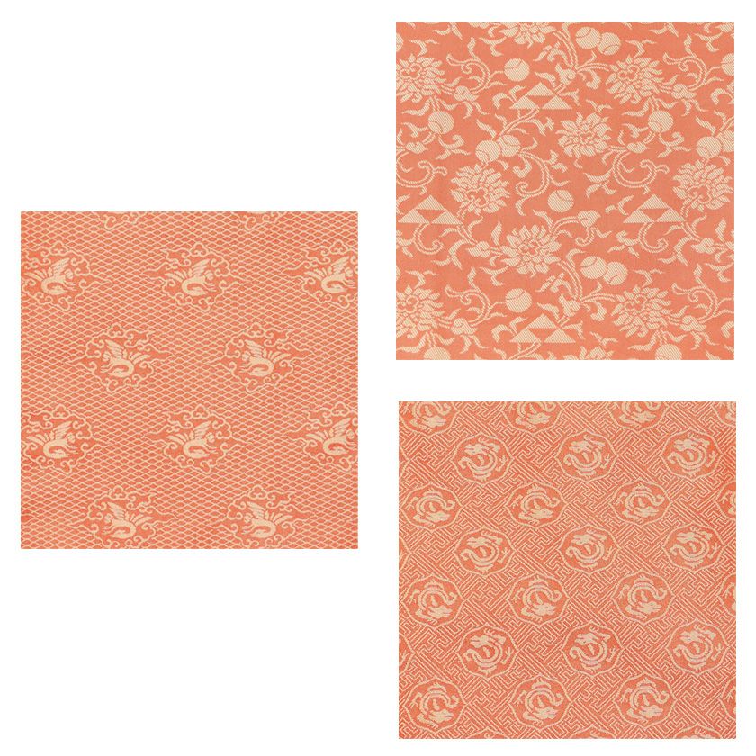 茶道具 古帛紗（こぶくさ） 古帛紗 （正絹） 牡丹壺々緞子・有楽緞子