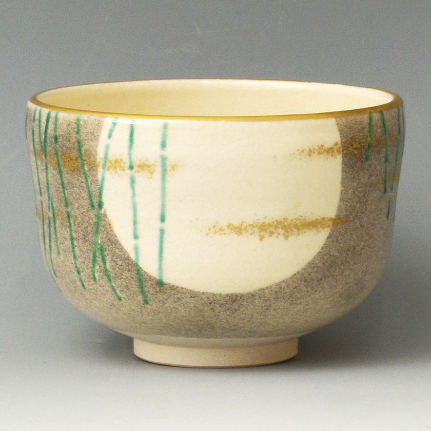 茶道具 抹茶茶碗（まっちゃちゃわん） 茶碗 仁清 月明り 通次 阿山 歌会始 勅題 御題「明」 抹茶茶碗は茶の湯文化である表千家・裏千家の茶道具や抹茶を専門に扱う千紀園（せんきえん）が通販で販売しています。茶会また初心者向けのお稽古用にご利用いただける抹茶碗です。贈り物・ギフトにも人気です。