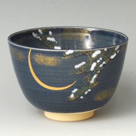 茶盌　茶碗　茶道具 硝子平茶碗 木賊 茶器＆茶道具 抹茶碗 - Sazen Tea