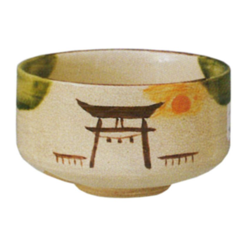 茶道具 抹茶茶碗（まっちゃちゃわん） 茶碗 織部 明けましておめでとう 加藤 忠 抹茶茶碗は茶の湯文化である表千家・裏千家の茶道具や抹茶を専門に扱う千紀園（せんきえん）が通販で販売しています。茶会また初心者向けのお稽古用にご利用いただける抹茶碗です。贈り物・ギフトにも人気です。