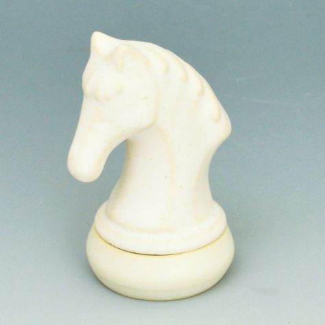 茶道具 香合（こうごう） 香合 チェス駒（白） 今岡 三四郎 干支 午