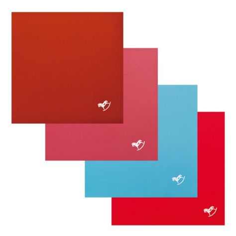 茶道具 帛紗（服紗・袱紗・ふくさ） 干支友禅帛紗 午 赤・縹色・今紅梅