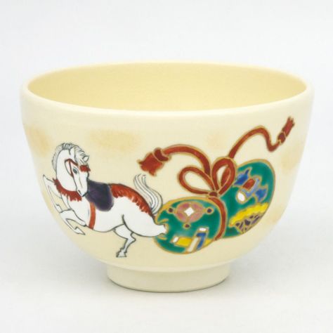 茶道具 抹茶茶碗（まっちゃちゃわん） 茶碗 仁清 瓢箪から駒 加藤 永真