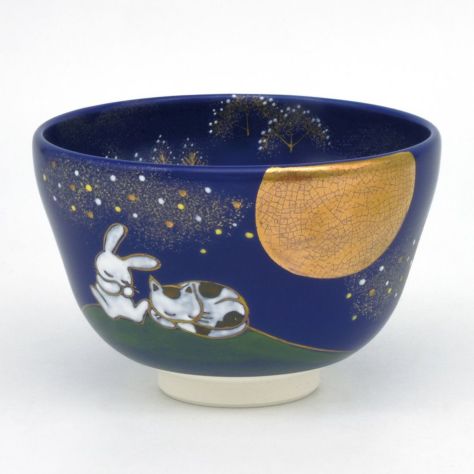 茶道具 抹茶茶碗（まっちゃちゃわん） 茶碗 夜明け 水出 宋絢 歌会始