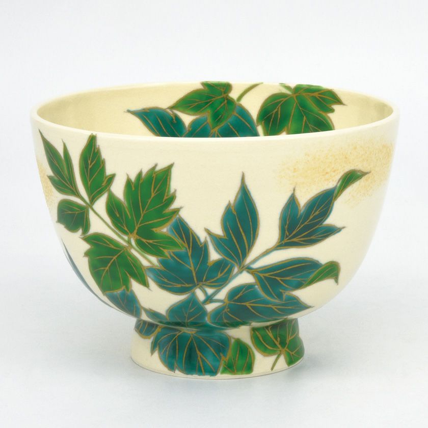 茶道具 抹茶茶碗（まっちゃちゃわん） 茶碗 明日葉 水出 宋絢 歌会始 勅題