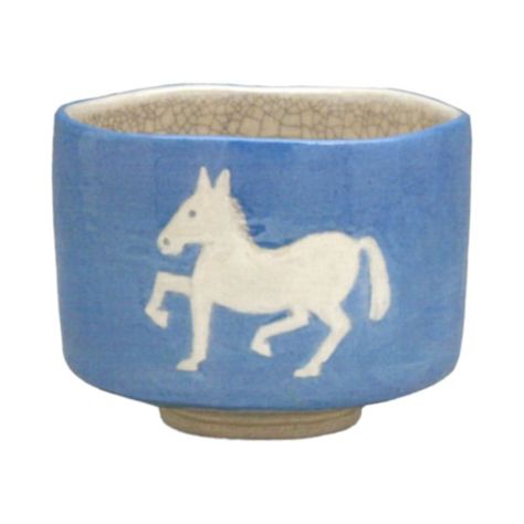 茶道具 抹茶茶碗（まっちゃちゃわん） 午 茶碗 川崎 和楽 干支 午