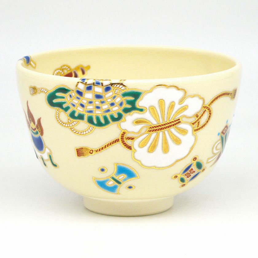 茶道具 抹茶茶碗（まっちゃちゃわん） 茶碗 仁清 宝尽 田中 万祥 抹茶茶碗は茶の湯文化である表千家・裏千家の茶道具や抹茶を専門に扱う千紀園（せんきえん）が通販で販売しています。茶会また初心者向けのお稽古用にご利用いただける抹茶碗です。贈り物・ギフトにも人気です。