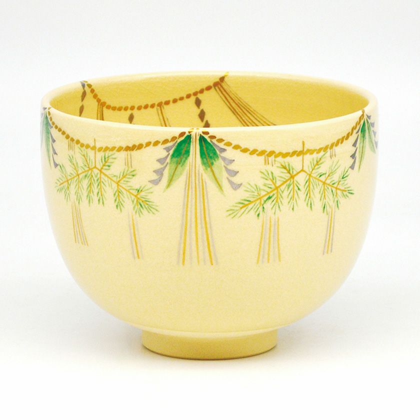 茶道具 抹茶茶碗（まっちゃちゃわん） 茶碗 注連飾り 今岡 三四郎 抹茶茶碗は茶の湯文化である表千家・裏千家の茶道具や抹茶を専門に扱う千紀園（せんきえん）が通販で販売しています。茶会また初心者向けのお稽古用にご利用いただける抹茶碗です。贈り物・ギフトにも人気です。