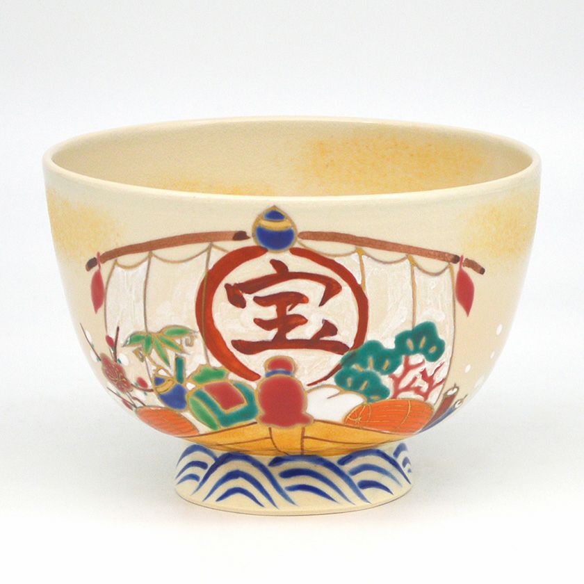 茶道具 抹茶茶碗（まっちゃちゃわん） 茶碗 御本 宝船 水出 宋絢 抹茶茶碗は茶の湯文化である表千家・裏千家の茶道具や抹茶を専門に扱う千紀園（せんきえん）が通販で販売しています。茶会また初心者向けのお稽古用にご利用いただける抹茶碗です。贈り物・ギフトにも人気です。