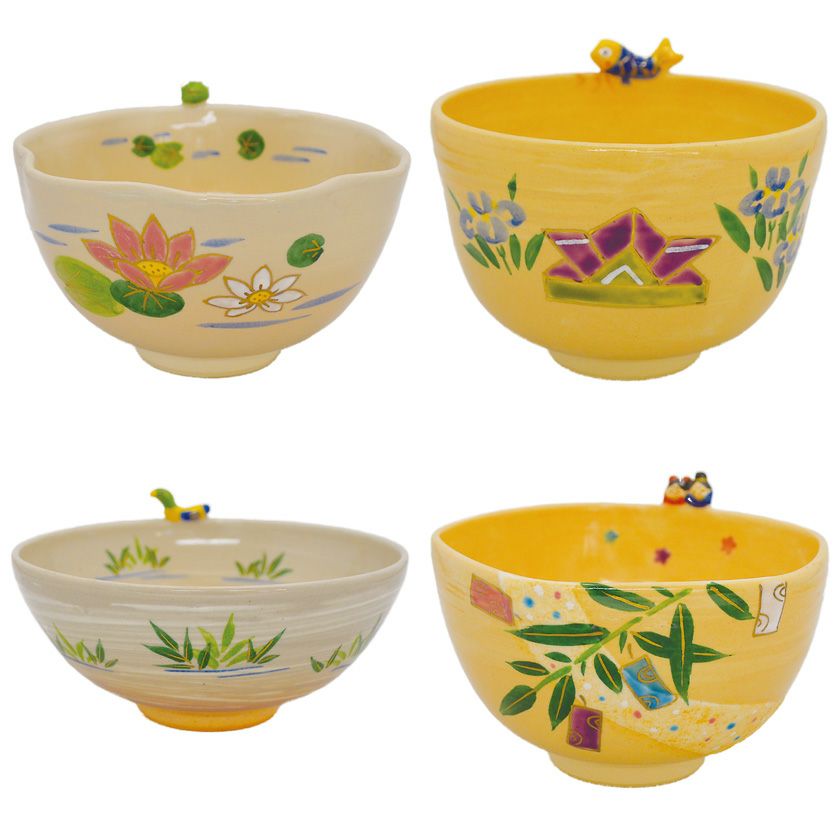 茶道具 抹茶茶碗（まっちゃちゃわん） 京焼 12ヶ月茶碗 竹中 洸祥 1月～