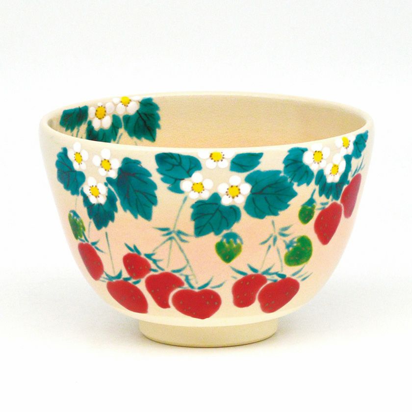 茶道具 抹茶茶碗（まっちゃちゃわん） 茶碗 御本 いちご 加藤 永真 クリスマス Xmas Christmas 聖誕節 抹茶茶碗は茶の湯文化である表千家・裏千家の茶道具や抹茶を専門に扱う千紀園（せんきえん）が通販で販売しています。茶会また初心者向けのお稽古用にご利用いただける抹茶碗です。贈り物・ギフトにも人気です。