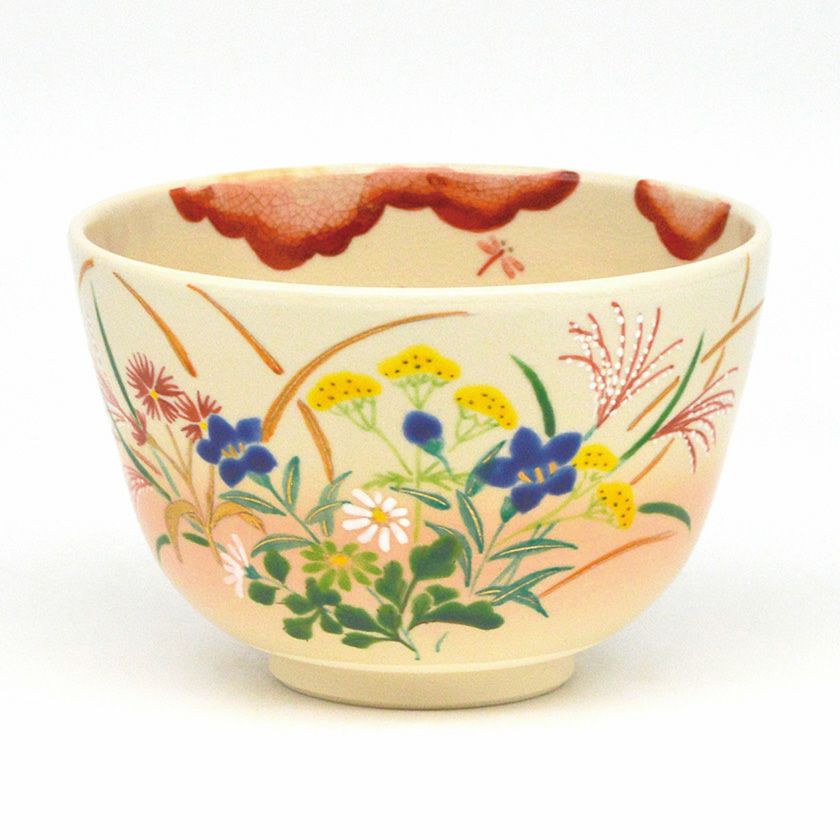 茶道具 抹茶茶碗（まっちゃちゃわん） 茶碗 御本 秋草 水出 宋絢 抹茶茶碗は茶の湯文化である表千家・裏千家の茶道具や抹茶を専門に扱う千紀園（せんきえん）が通販で販売しています。茶会また初心者向けのお稽古用にご利用いただける抹茶碗です。贈り物・ギフトにも人気です。