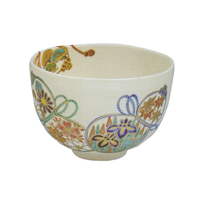茶道具 抹茶茶碗（まっちゃちゃわん） 色絵 瓢草花 茶碗 中村 華峰 抹茶茶碗は茶の湯文化である表千家・裏千家の茶道具や抹茶を専門に扱う千紀園（せんきえん）が通販で販売しています。茶会また初心者向けのお稽古用にご利用いただける抹茶碗です。贈り物・ギフトにも人気です。