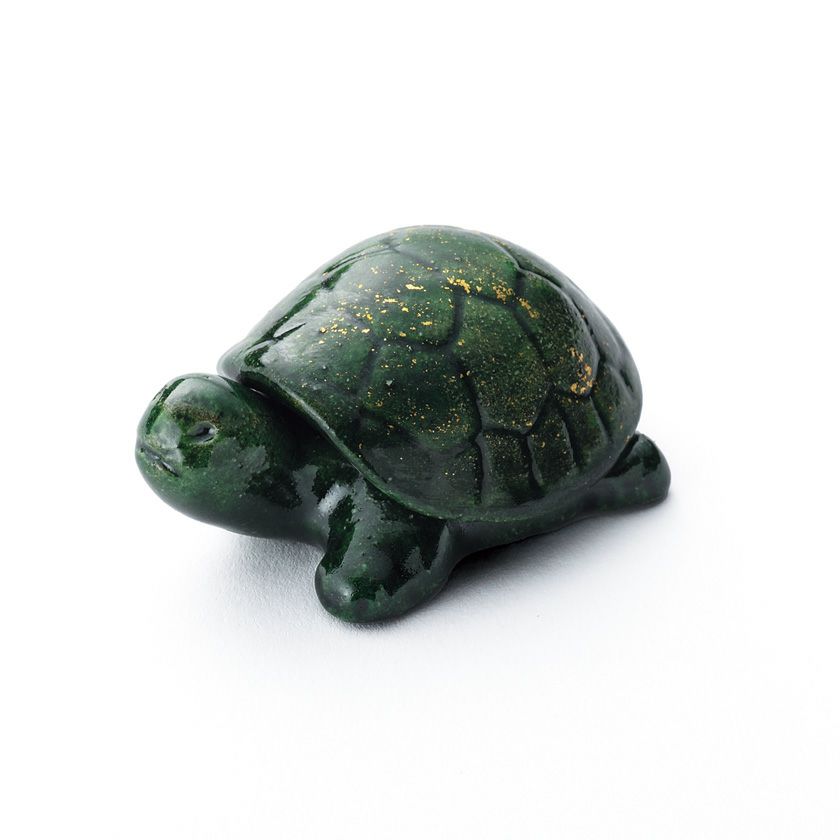 茶道具 香合（こうごう） 季節香合 亀 吉村 楽入