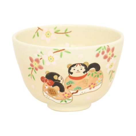 茶道具 抹茶茶碗（まっちゃちゃわん） 茶碗 色絵 犬筥（いぬばこ