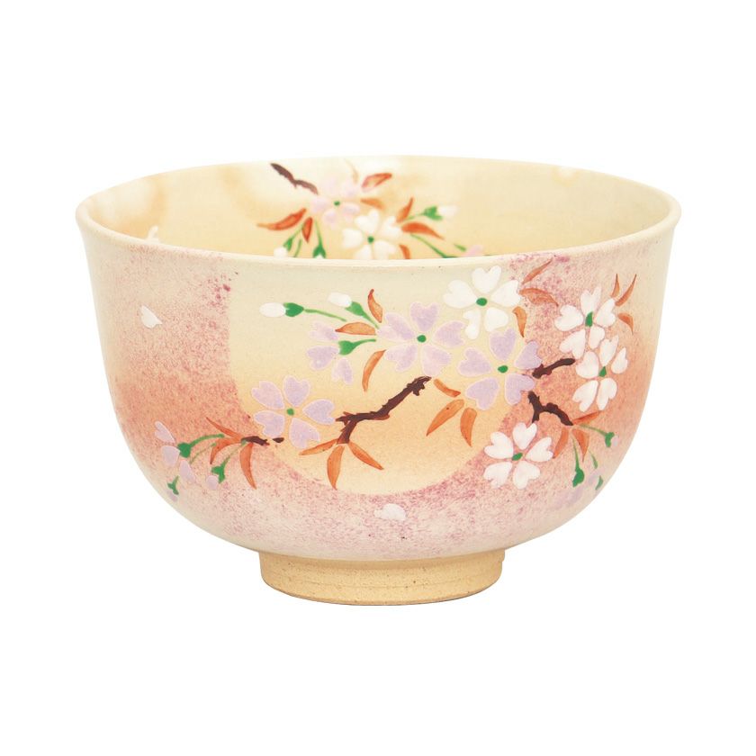 茶道具 抹茶茶碗（まっちゃちゃわん） 茶碗 御本手 月に桜 小倉 陶華 抹茶茶碗は茶の湯文化である表千家・裏千家の茶道具や抹茶を専門に扱う千紀園（せんきえん）が通販で販売しています。茶会また初心者向けのお稽古用にご利用いただける抹茶碗です。贈り物・ギフトにも人気です。
