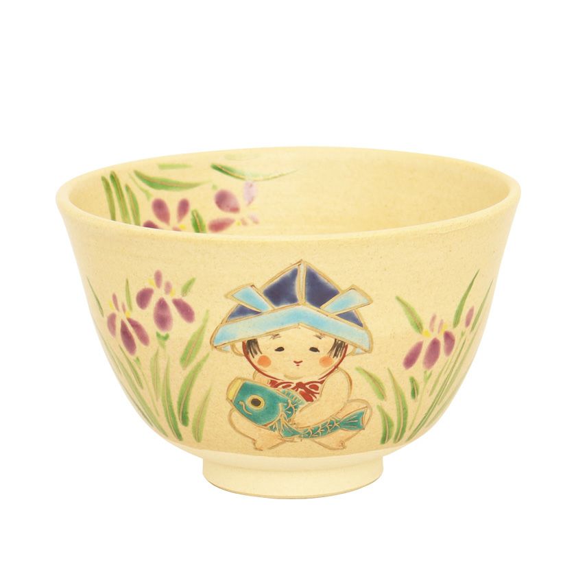 茶道具 抹茶茶碗（まっちゃちゃわん） 茶碗 色絵 端午の節句 東山 深山 端午の節句 こどもの日 抹茶茶碗は茶の湯文化である表千家・裏千家の茶道具や抹茶を専門に扱う千紀園（せんきえん）が通販で販売しています。茶会また初心者向けのお稽古用にご利用いただける抹茶碗です。贈り物・ギフトにも人気です。