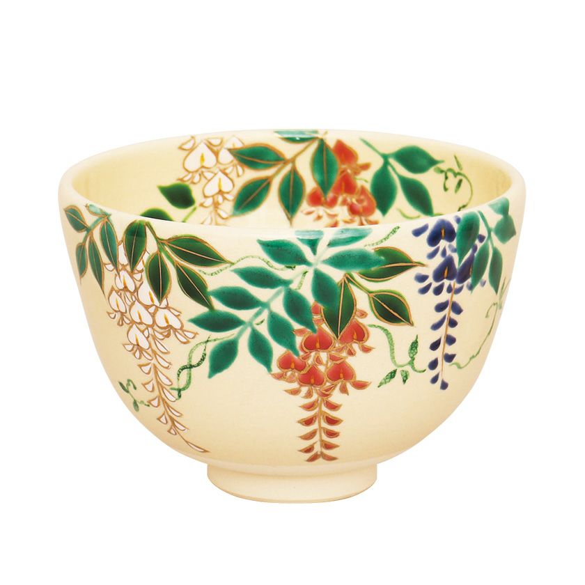 茶道具 抹茶茶碗（まっちゃちゃわん） 茶碗 色絵 藤 加藤 永山 抹茶茶碗は茶の湯文化である表千家・裏千家の茶道具や抹茶を専門に扱う千紀園（せんきえん）が通販で販売しています。茶会また初心者向けのお稽古用にご利用いただける抹茶碗です。贈り物・ギフトにも人気です。