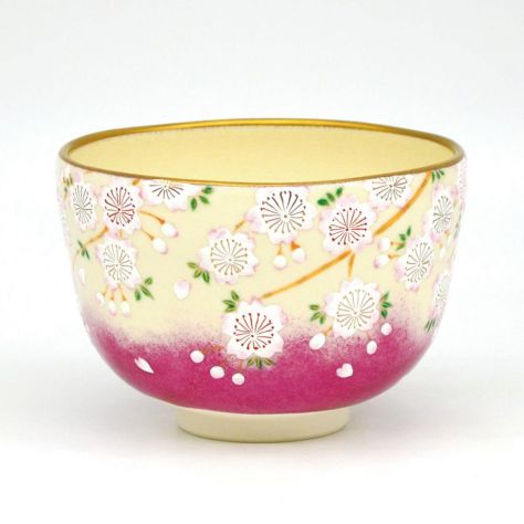 茶道具 抹茶茶碗（まっちゃちゃわん） 茶碗 円子桜 山岡 善高