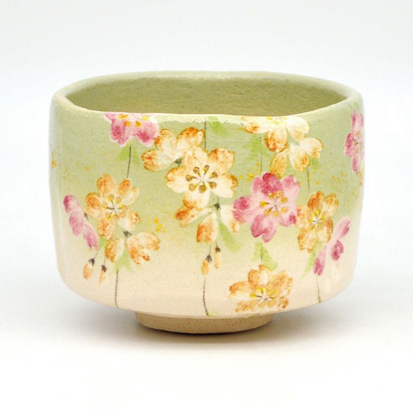茶道具 抹茶茶碗（まっちゃちゃわん） 茶碗 枝垂桜 吉村 楽入